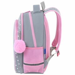 Рюкзак BRAUBERG OPTIMA, 2 отделения, с брелоком, "Curious bunny", 36х27х18 см, 272098 Рюкзак BRAUBERG OPTIMA, 2 отделения, с брелоком, "Curious bunny", 36х27х18 см, 272098 - фото 3