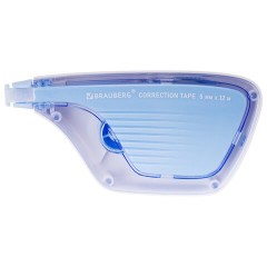 Корректирующая лента BRAUBERG ULTRA, 5 мм х 12 м, корпус бело-голубой, блистер, 229064 - фото 2