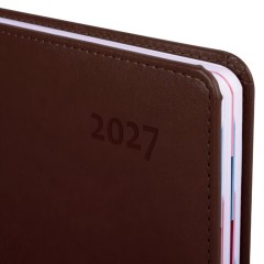 Ежедневник датированный 2027, А5, 148х218 мм, GALANT "Ritter", под кожу, коричневый, 118076 - фото 4