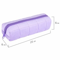 Пенал BRAUBERG, мех, 21х6х6 см, фиолетовый, 272280 Пенал BRAUBERG, мех, 21х6х6 см, фиолетовый, 272280 - фото 7