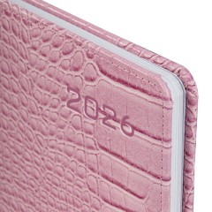 Еженедельник датированный 2026 А5 145х215 мм, BRAUBERG "Party", под кожу, коралловый, 117178 - фото 4