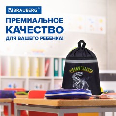 Мешок для обуви BRAUBERG, с петлей, светоотражающая полоса, 2 отделения, 46х36 см, Tyrannosaur, 272399 Мешок для обуви BRAUBERG, с петлей, светоотражающая полоса, 2 отделения, 46х36 см, Tyrannosaur, 272399 - фото 13