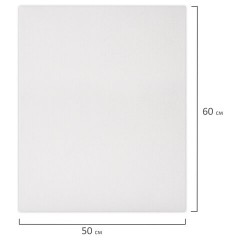 Холст на подрамнике BRAUBERG ART BASIC, 50х60 см, 280 г/м2, хлопок, мелкое зерно, грунт, 192668 - фото 8