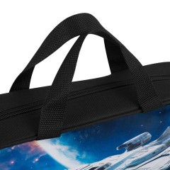 Папка на молнии с ручками BRAUBERG KIDS А4, 1 отделение, полиэстер, 80 мм, "Герой в космосе", 274515 - фото 4