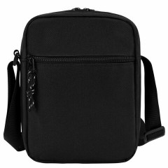 Сумка на плечо HEIKKI COMPACT (ХЕЙКИ), два кармана, черная, 22х17х6 см, 272630 - фото 3