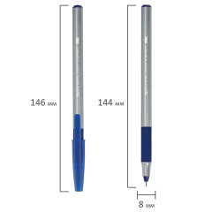 Ручки шариковые с грипом BRAUBERG "i-STICK POINT", НАБОР 10+2 ШТ., СИНИЕ, линия письма 0,35 мм, блистер,144025 Ручки шариковые с грипом BRAUBERG "i-STICK POINT", НАБОР 10+2 ШТ., СИНИЕ, линия письма 0,35 мм, блистер,144025 - фото 8