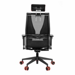 Кресло компьютерное МЕТТА "ErgoLife" 10 B2-170D, 2D-подголовник, экокожа/сетка, черное/красное Кресло компьютерное МЕТТА "ErgoLife" 10 B2-170D, 2D-подголовник, экокожа/сетка, черное/красное - фото 7