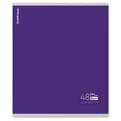 Тетрадь А5, 48 л., скоба, клетка, Soft-Touch, выборочный УФ-лак, плотная бумага 80 г/м2, ERICH KRAUSE, 60623 - фото 5