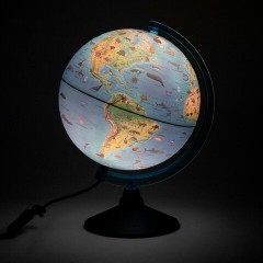 Глобус интерактивный + очки VR, зоогеографический, GLOBEN, 25см, с подсветкой, INT12500306 Глобус интерактивный + очки VR, зоогеографический, GLOBEN, 25см, с подсветкой, INT12500306 - фото 2