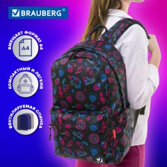 Рюкзак BRAUBERG DREAM универсальный с карманом для ноутбука, эргономичный, "Sweet dreams", 42х26х14 см, 271677 Рюкзак BRAUBERG DREAM универсальный с карманом для ноутбука, эргономичный, "Sweet dreams", 42х26х14 см, 271677 - фото 11