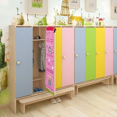 Кармашки-органайзер в шкафчик для детского сада ЮНЛАНДИЯ, увеличенный размер, 26х80 см, "Best friends", 271072 - фото 5