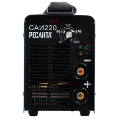 Сварочный аппарат инверторный, сварочный ток до 220 А, диаметр электрода до 5 мм, РЕСАНТА САИ 220, 65/3 Сварочный аппарат инверторный, сварочный ток до 220 А, диаметр электрода до 5 мм, РЕСАНТА САИ 220, 65/3 - фото 3