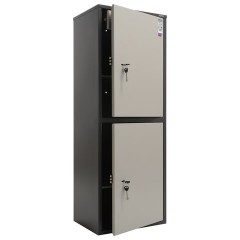 Шкаф металлический для документов AIKO "SL-125/2Т" ГРАФИТ, 1252х460х340 мм, 31 кг, сварной, S10799132502 - фото 3