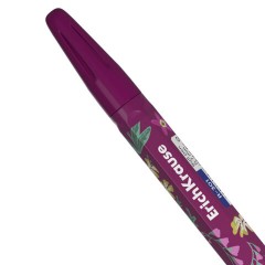 Ручка шариковая ERICH KRAUSE "R-301 Stick Floral" СИНЯЯ, синяя, корпус ассорти, линия 0,35 мм, 63077 - фото 6