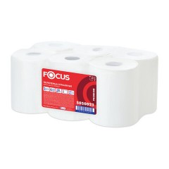 Полотенца бумажные рулонные 150 м FOCUS (H1) Extra Quick, втулка 38 мм, 2-слойные, белые, КОМПЛЕКТ 6 рулонов, 5050023 Полотенца бумажные рулонные 150 м FOCUS (H1) Extra Quick, втулка 38 мм, 2-слойные, белые, КОМПЛЕКТ 6 рулонов, 5050023 - фото 3