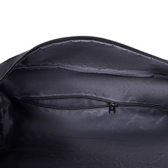 Сумка спортивная HEIKKI MOVE PLUS (ХЕЙКИ) с отделением для обуви, черная с серыми вставками, 26х51х27 см, 272627 - фото 10