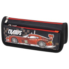 Пенал мягкий BRAUBERG, 2 отделения, полиэстер, "Car champion", черный, 21х6х9 см, 228982