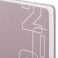 Ежедневник датированный 2027, А5, 138х213 мм, BRAUBERG "Bloom", под кожу, гибкий, темно-лавандовый, 117926 - фото 4