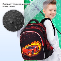 Рюкзак BRAUBERG KIDS MIND с пеналом в комплекте, 2 отделения, "Fiery Road", 40х28х18 см, 273177 Рюкзак BRAUBERG KIDS MIND с пеналом в комплекте, 2 отделения, "Fiery Road", 40х28х18 см, 273177 - фото 13