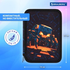 Пенал BRAUBERG, 2 отделения, полиэстер, 21х14 см, "Fire spider", 273537 Пенал BRAUBERG, 2 отделения, полиэстер, 21х14 см, "Fire spider", 273537 - фото 12