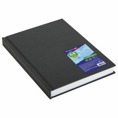 Скетчбук, белая бумага 150 г/м2, 148х210 мм, 64 л., книжный твердый переплет, BRAUBERG ART CLASSIC, 115110 - фото 3