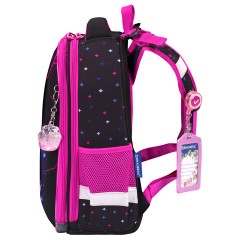Ранец BRAUBERG PREMIUM, 2 отделения, с брелоком, "Pink lava", 38х29х16 см, 273097 Ранец BRAUBERG PREMIUM, 2 отделения, с брелоком, "Pink lava", 38х29х16 см, 273097 - фото 3