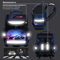 Ранец ЮНЛАНДИЯ WISE, 1 отделение, 3 кармана, устойчивое дно, "Street power", 37x29х15 см, 272071 Ранец ЮНЛАНДИЯ WISE, 1 отделение, 3 кармана, устойчивое дно, "Street power", 37x29х15 см, 272071 - фото 14