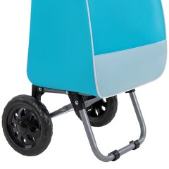 Сумка-тележка хозяйственная 95x34x28 см, объем 34 л, до 30 кг, Оксфорд 600D, голубая, BOOMHOUSE (БУМХАУС), 701406 - фото 8