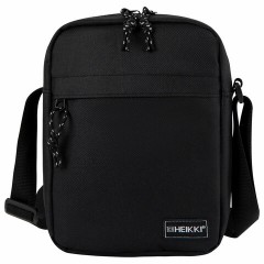 Сумка на плечо HEIKKI COMPACT (ХЕЙКИ), два кармана, черная, 22х17х6 см, 272630 - фото 2