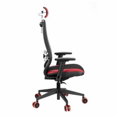 Кресло компьютерное МЕТТА "ErgoLife" 10 B2-170D, 2D-подголовник, экокожа/сетка, черное/красное Кресло компьютерное МЕТТА "ErgoLife" 10 B2-170D, 2D-подголовник, экокожа/сетка, черное/красное - фото 6