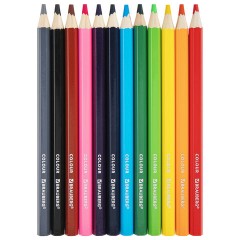Карандаши цветные утолщенные BRAUBERG KIDS, 12 цветов, шестигранные, грифель 5 мм, натуральное дерево, 181878 Карандаши цветные утолщенные BRAUBERG KIDS, 12 цветов, шестигранные, грифель 5 мм, натуральное дерево, 181878 - фото 4