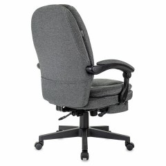 Кресло офисное CH-868MSG-BF, синхромеханизм, вибромодуль, подставка для ног, ткань, серое, 1998751 - фото 6