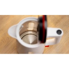 Чайник BOSCH TWK1M121, 1,7 л, 2400 Вт, закрытый нагревательный элемент, пластик, белый - фото 6