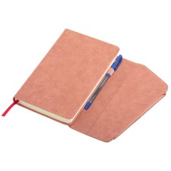 Ежедневник датированный 2026, А5, 145х213 мм, BRAUBERG "Jacket", под кожу, клапан, держатель, розовый, 117400 - фото 4