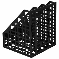 Лоток вертикальный для бумаг BRAUBERG "ULTRA", 240 мм, 3 отделения, сетчатый, сборный, черный, 238249 Лоток вертикальный для бумаг BRAUBERG "ULTRA", 240 мм, 3 отделения, сетчатый, сборный, черный, 238249 - фото 3
