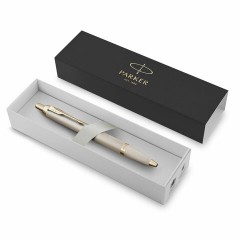 Ручка шариковая PARKER "IM Professionals Monochrome Champagne", корпус шампань, сталь, синяя, 2172956 Ручка шариковая PARKER "IM Professionals Monochrome Champagne", корпус шампань, сталь, синяя, 2172956 - фото 3