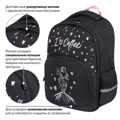 Рюкзак BRAUBERG SOFT, 2 отделения, 3 кармана, "I love coffee", СВЕТЯЩИЙСЯ, 40х31х15 см, 270611 Рюкзак BRAUBERG SOFT, 2 отделения, 3 кармана, "I love coffee", СВЕТЯЩИЙСЯ, 40х31х15 см, 270611 - фото 14