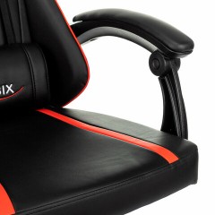 Кресло компьютерное BRABIX "Shooter GM-123", 2 подушки, экокожа, черное/красное, 533190 Кресло компьютерное BRABIX "Shooter GM-123", 2 подушки, экокожа, черное/красное, 533190 - фото 11