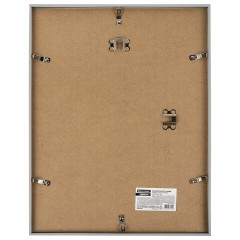 Рамка 30х40 см небьющаяся, багет 12 мм, пластик, BRAUBERG "Original", серебристая, 391232 - фото 2