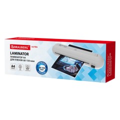 Ламинатор BRAUBERG ULTRA PM235W, БЕЛЫЙ, формат A4, толщина пленки 60-150 мкм, скорость 30 см/мин, 532184 - фото 9