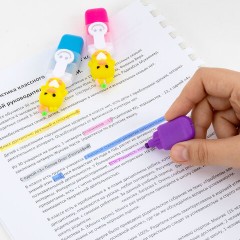 Набор текстовыделителей с топперами 6 ЦВЕТОВ НЕОН, "НЕЖНЫЕ ЦЫПЛЯТА", линия 1-4 мм, FUNSTER (ФАНСТЕР), 152648 - фото 8