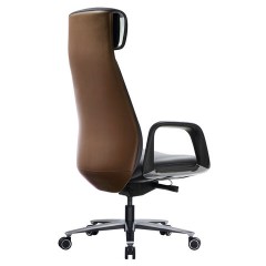 Кресло HAWASAN (ХАВАСАН) PREMIUM EX-820, синхромеханизм, слайдер, экокожа, графит/коричневое, 533238 - фото 5
