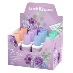 Корректирующая жидкость ERICH KRAUSE "Pastel Bloom", 20 мл, флакон с кисточкой, ассорти, 61927 - фото 4
