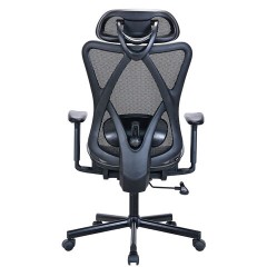 Кресло BRABIX PREMIUM "Axion ER-701", синхромеханизм, регулируемые подголовник и спинка, сетка, черное, 532965 - фото 6
