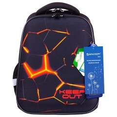 Ранец BRAUBERG FIT, 2 отделения, "Keep out", 38х27х14 см, 270617 Ранец BRAUBERG FIT, 2 отделения, "Keep out", 38х27х14 см, 270617 - фото 8