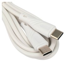 Кабель USB 2.0 Type-C-Type-C, 2 м, CABLEXPERT, 3 А, 60 Вт, PD/QC3.0, медь, белый, CCB-USB2-CMCMO1-2MW - фото 2