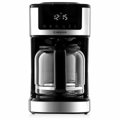 Кофеварка капельная BRAYER BR1124, 900 Вт, объем 1,8 л, LED-дисплей, поддержание температуры, черная Кофеварка капельная BRAYER BR1124, 900 Вт, объем 1,8 л, LED-дисплей, поддержание температуры, черная - фото 2