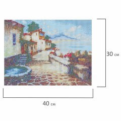 Картина стразами (алмазная мозаика), 30х40 см, ОСТРОВ СОКРОВИЩ "Южный полдень", без подрамника, 663863 Картина стразами (алмазная мозаика), 30х40 см, ОСТРОВ СОКРОВИЩ "Южный полдень", без подрамника, 663863 - фото 7