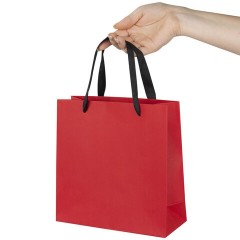 Пакет подарочный КОМПЛЕКТ 3 штуки, 20х8х20 см, "Business Kraft", красный, крафт, ЗОЛОТАЯ СКАЗКА, 700865 - фото 7