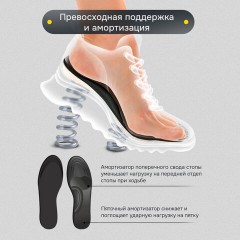 Стельки для обуви с ЭФФЕКТОМ ПАМЯТИ, материал MEMORY FOAM, размер RU 39-44 / EU 40-45, с линиями выреза, SHEGRA (ШЕГРА), 700745 - фото 14